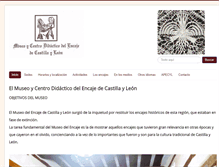 Tablet Screenshot of museoencaje.com